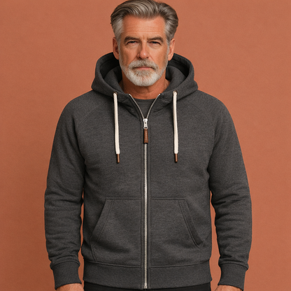 Modern men's hoodie vest for everyday use | Andreas