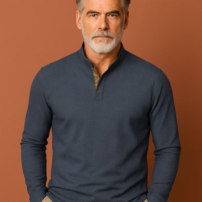 Stylish Long Sleeve Polo for Men | Dante