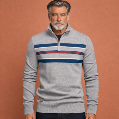 Comfortable Zip-Up Sweater for Men | Daan