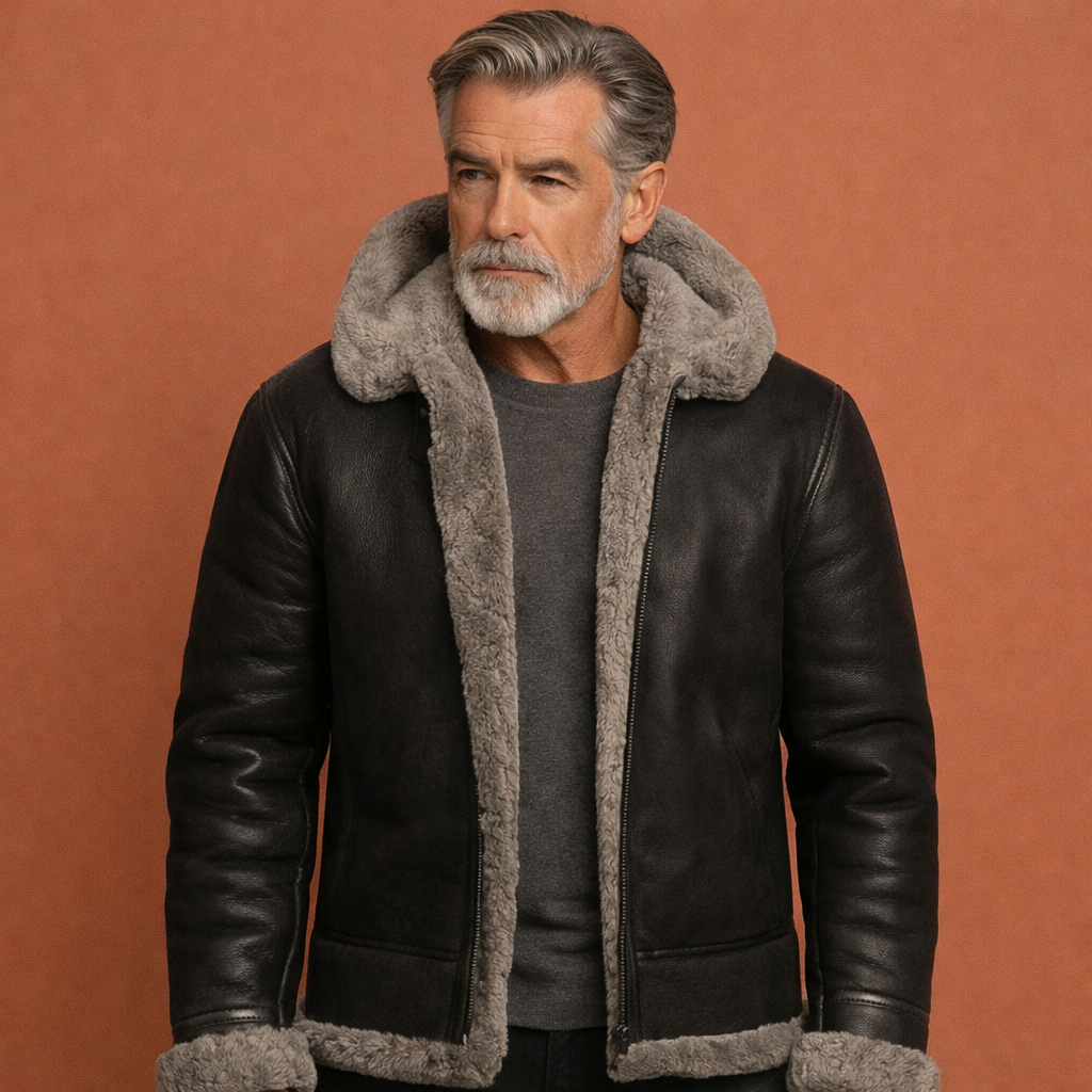 Warm winter jacket with a comfortable fit for men | Henry