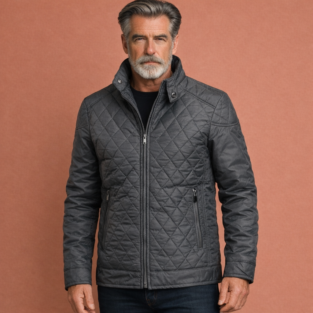Warm winter coat for men with timeless design | Bram