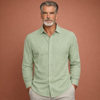 Linen Long Sleeve Shirt for Men | Harm
