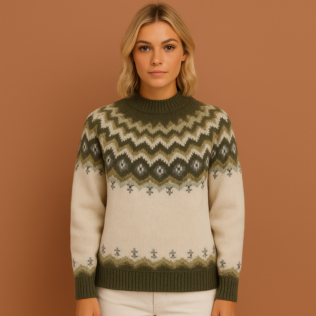 Scandinavian Knit Sweater with Timeless Design for Women | Freja