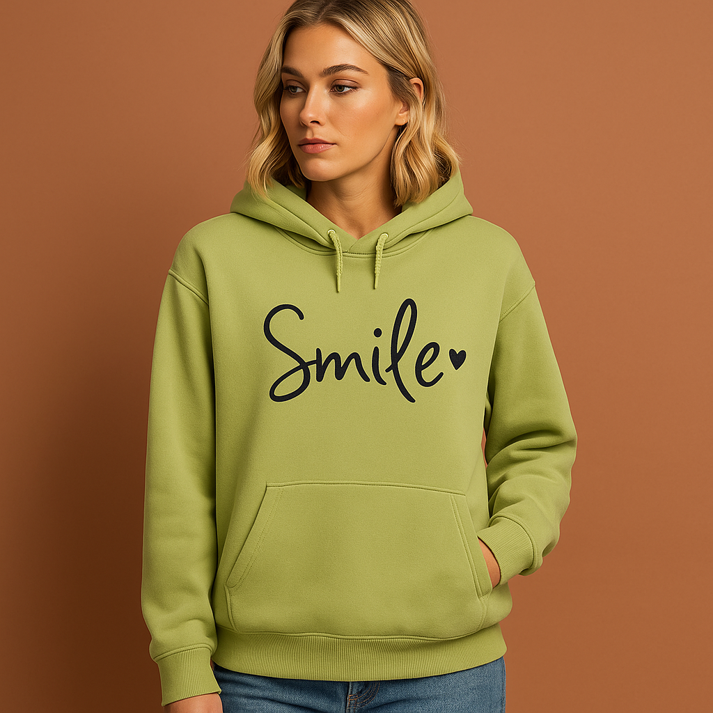 Smile-Love hoodie for women | Yara