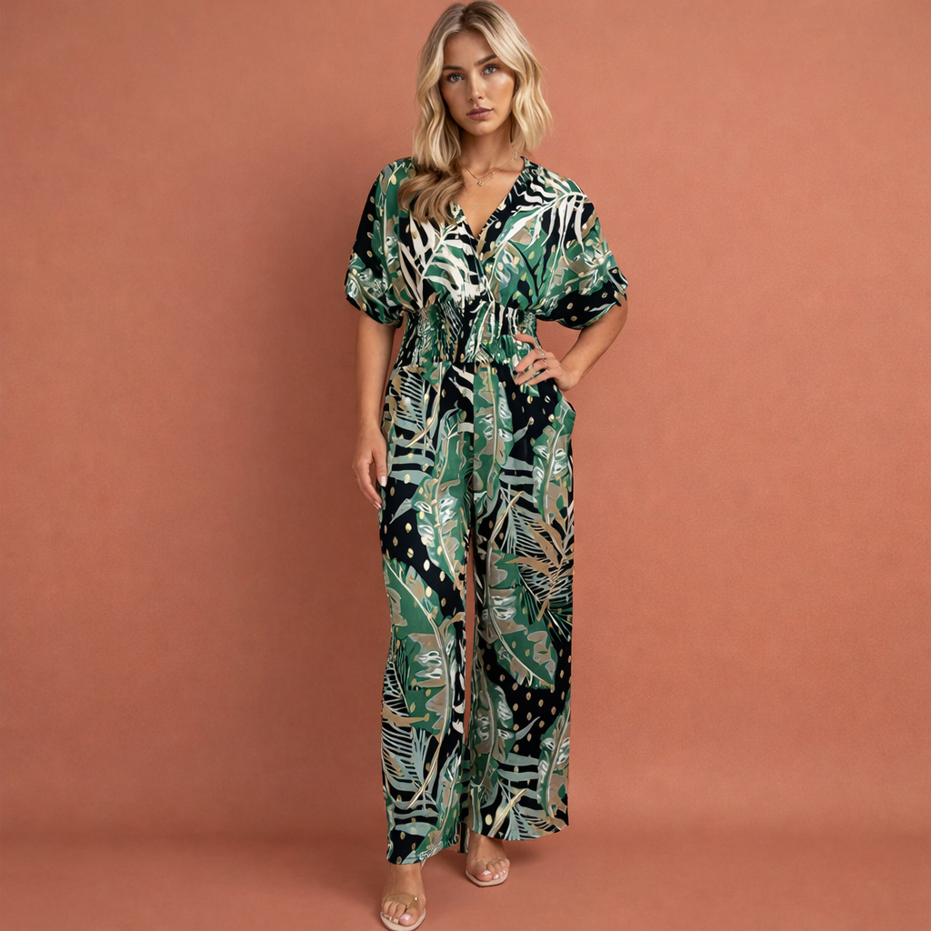 Chic elegant jumpsuit with flattering fit for women | Sabine