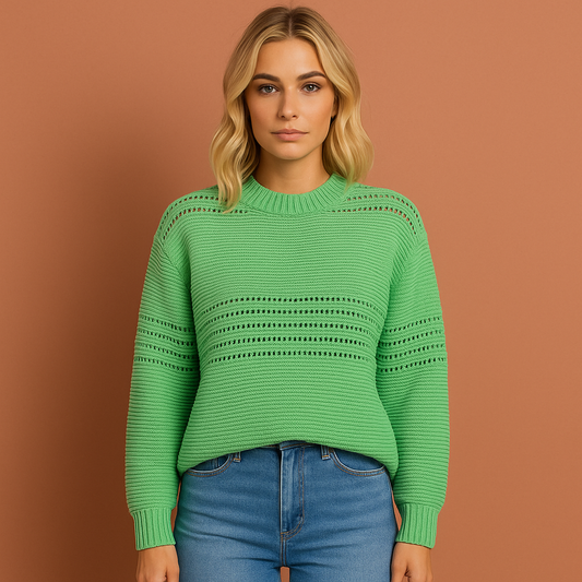 Comfortable sweater with an elegant fit for women | Adelina