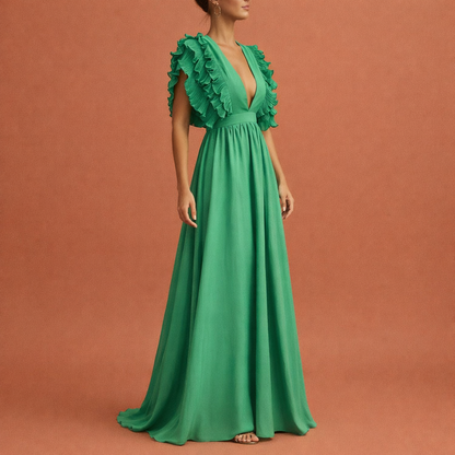 Elegant maxi dress for women with a flattering silhouette | Livia