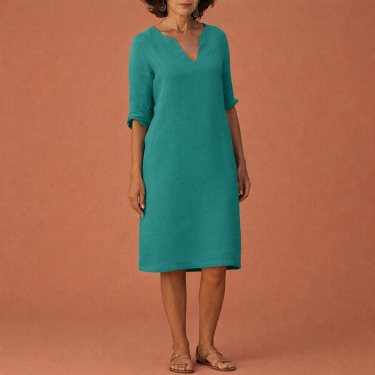 Midi summer dress for women with an elegant fit | Tessa