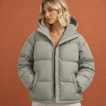 Comfortable Padded Jacket with Hood for Women | Betje