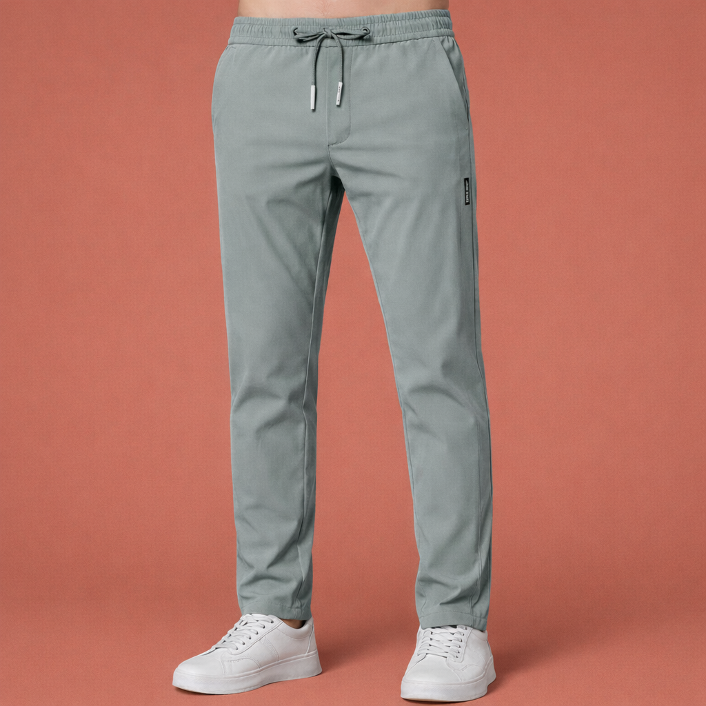 Quick-drying stretch trousers for men with adjustable waist and straight legs | Harmen