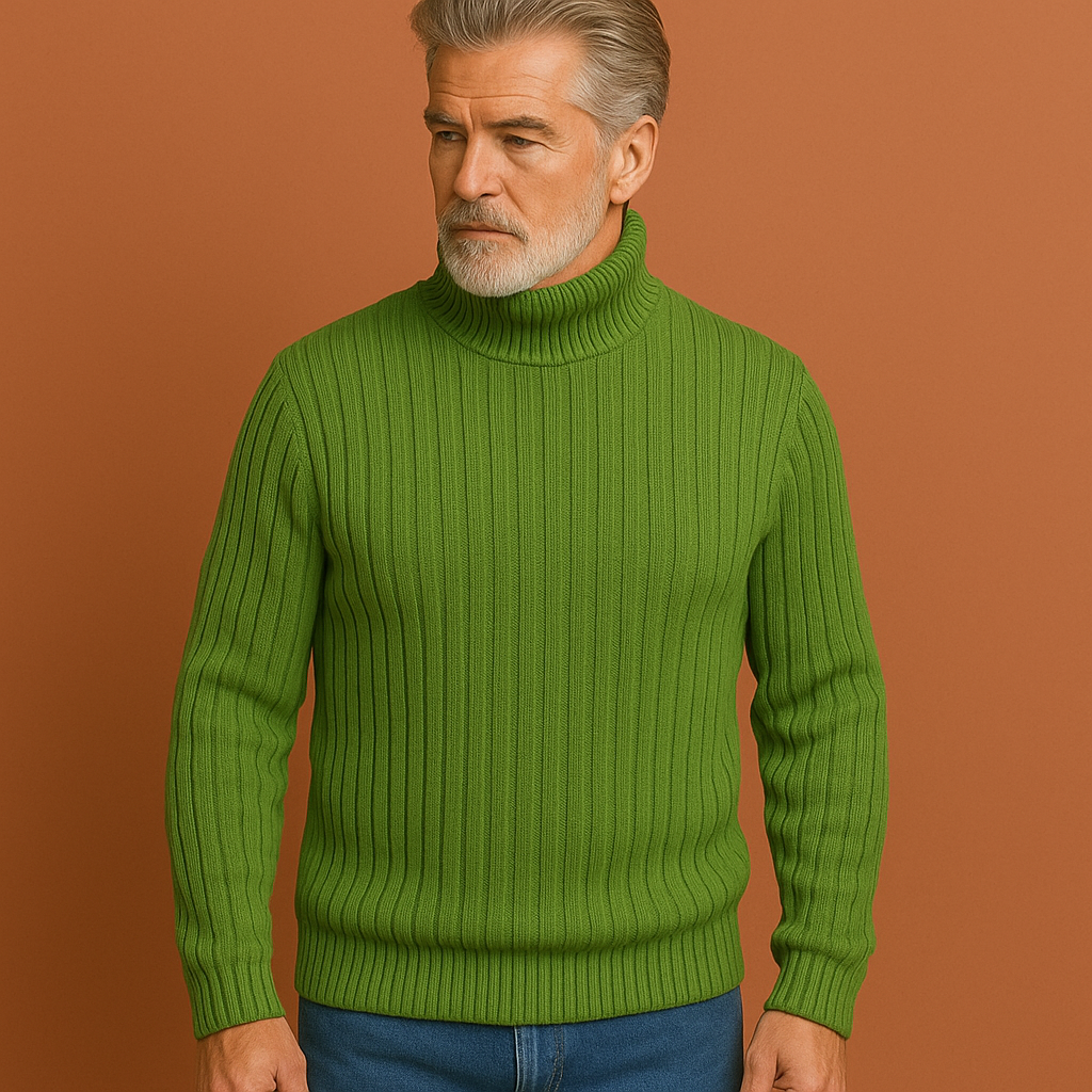 Men's Merino Wool Turtleneck Sweater | Bastiaan