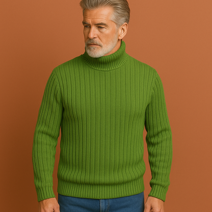 Men's Merino Wool Turtleneck Sweater | Bastiaan
