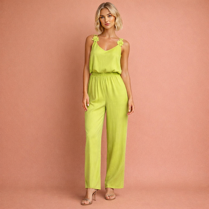 Stylish jumpsuit with a flattering fit for women | Katrien