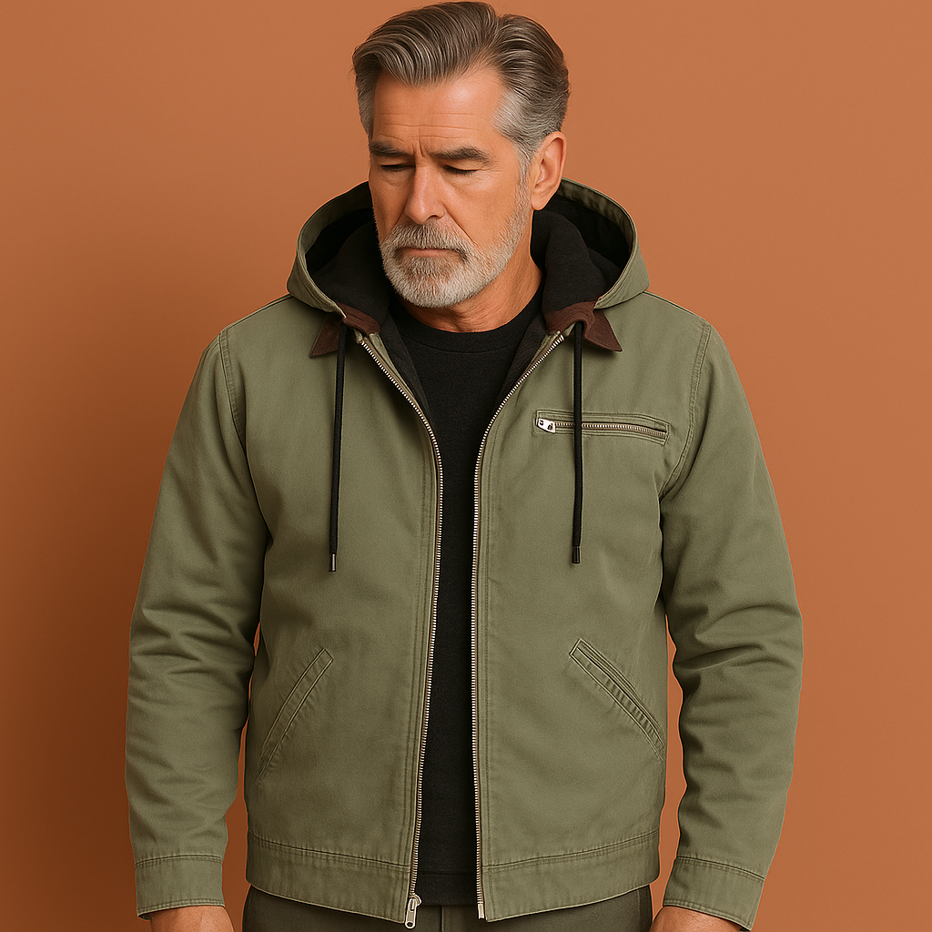 Warm hoodie jacket for men | Ade