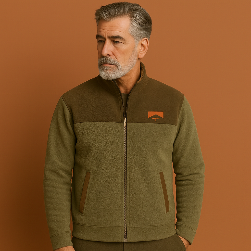 Warm zip-up winter jacket for men | Ismael