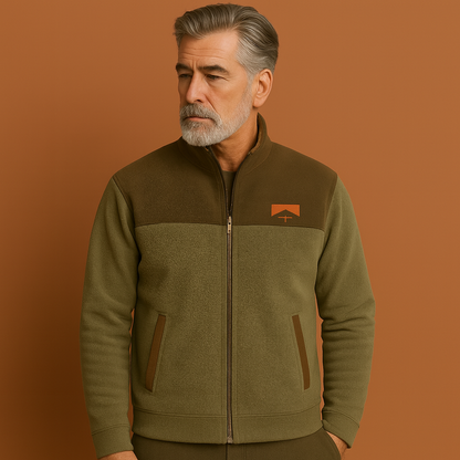 Warm zip-up winter jacket for men | Ismael