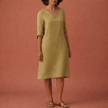 Midi summer dress for women with an elegant fit | Tessa