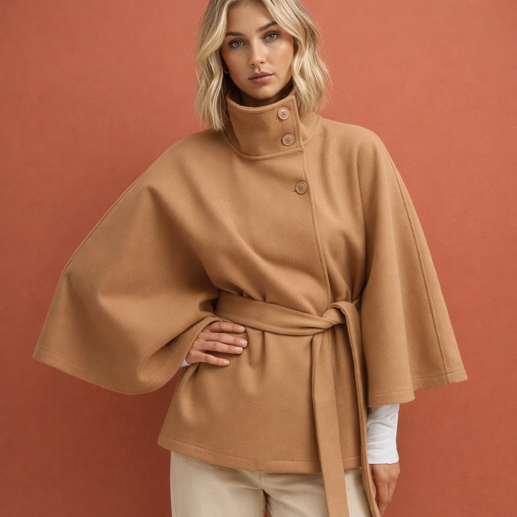 Ladies' cardigan with a stand-up collar for everyday use | Babette