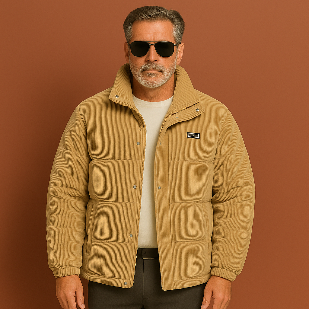 Warm Padded Winter Jacket for Men | Magnus