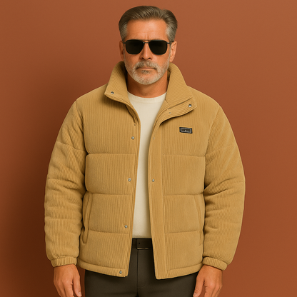Warm Padded Winter Jacket for Men | Magnus