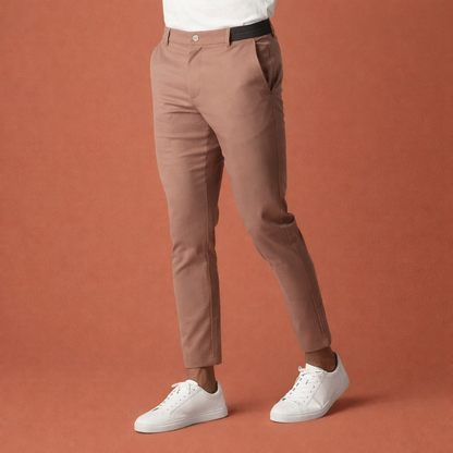Slim-fit chino pants for men with tapered legs | Tobias