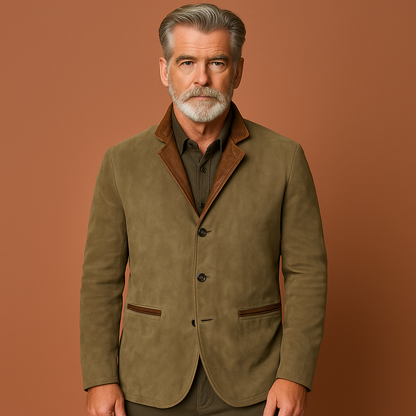 Stylish suede blazer for men | Guus