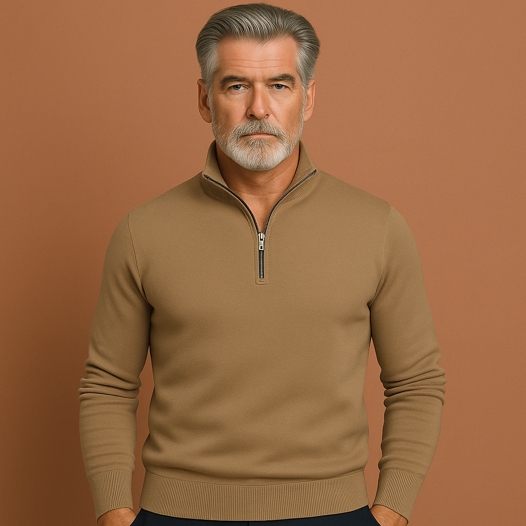 Casual zip sweater for men | Jerry