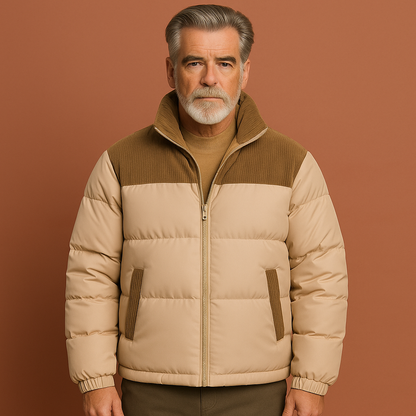Warm Padded Puffer Jacket for Men | Felix