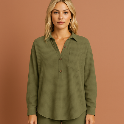 Oversized blouse with casual fit for women | Matilda