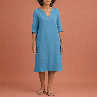 Midi summer dress for women with an elegant fit | Tessa