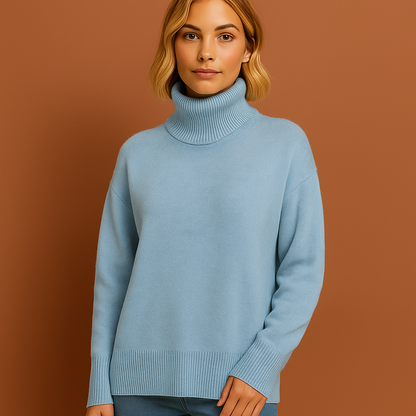 Elegant oversized turtleneck for women | Nancy