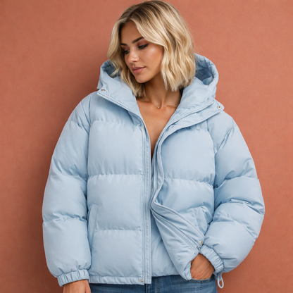 Comfortable Padded Jacket with Hood for Women | Betje