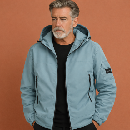 Ski jacket with hood for men | Karel