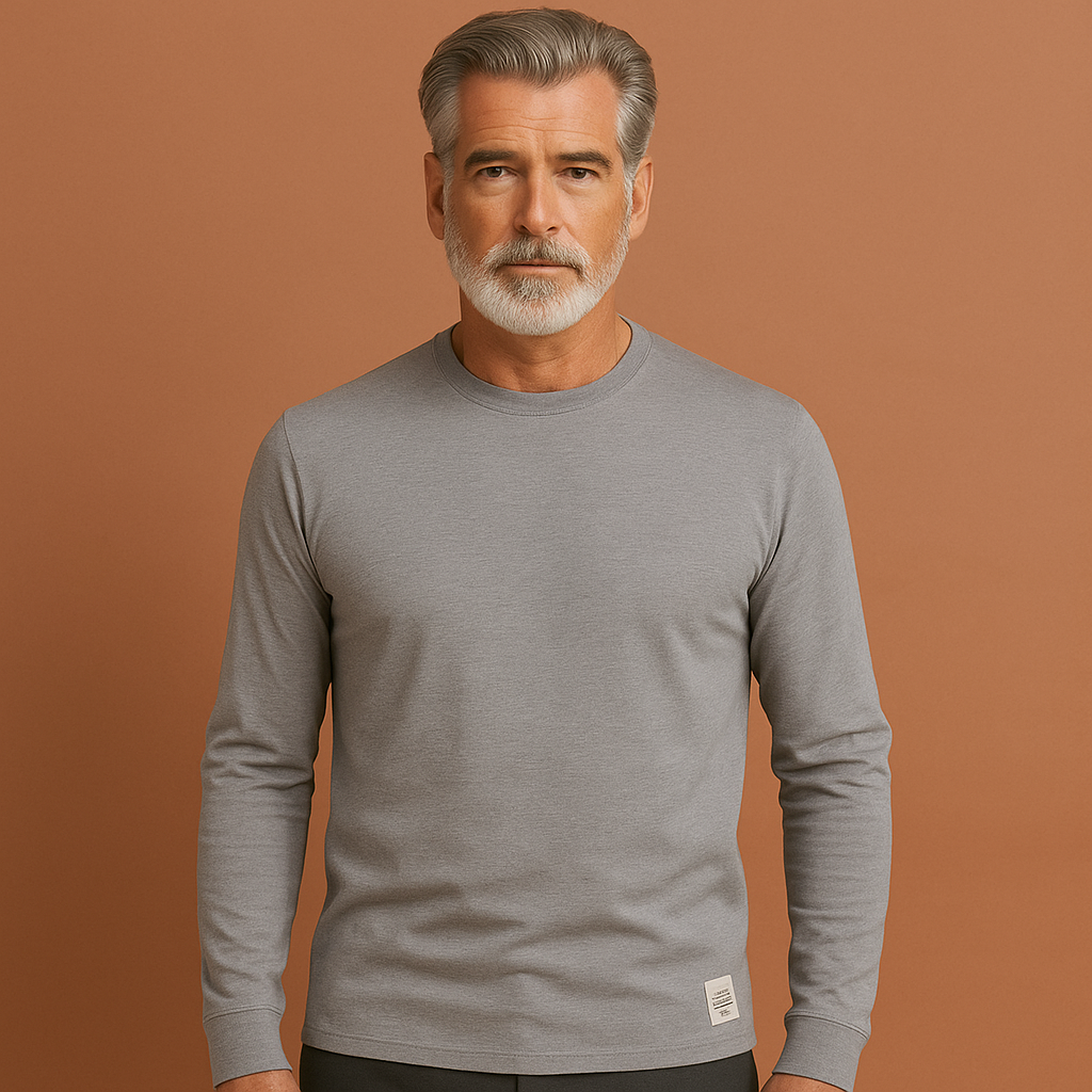 Men's Long Sleeve Round Neck Sweater | Arend