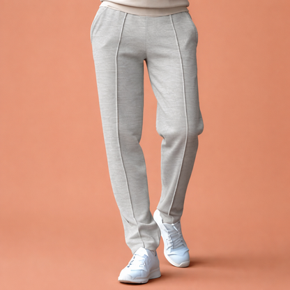 Straight men's trousers with elastic waistband and side pockets | Hugo