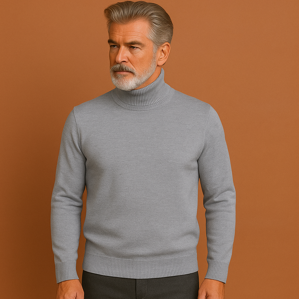 Luxury turtleneck sweater for men with timeless design | Matthijs