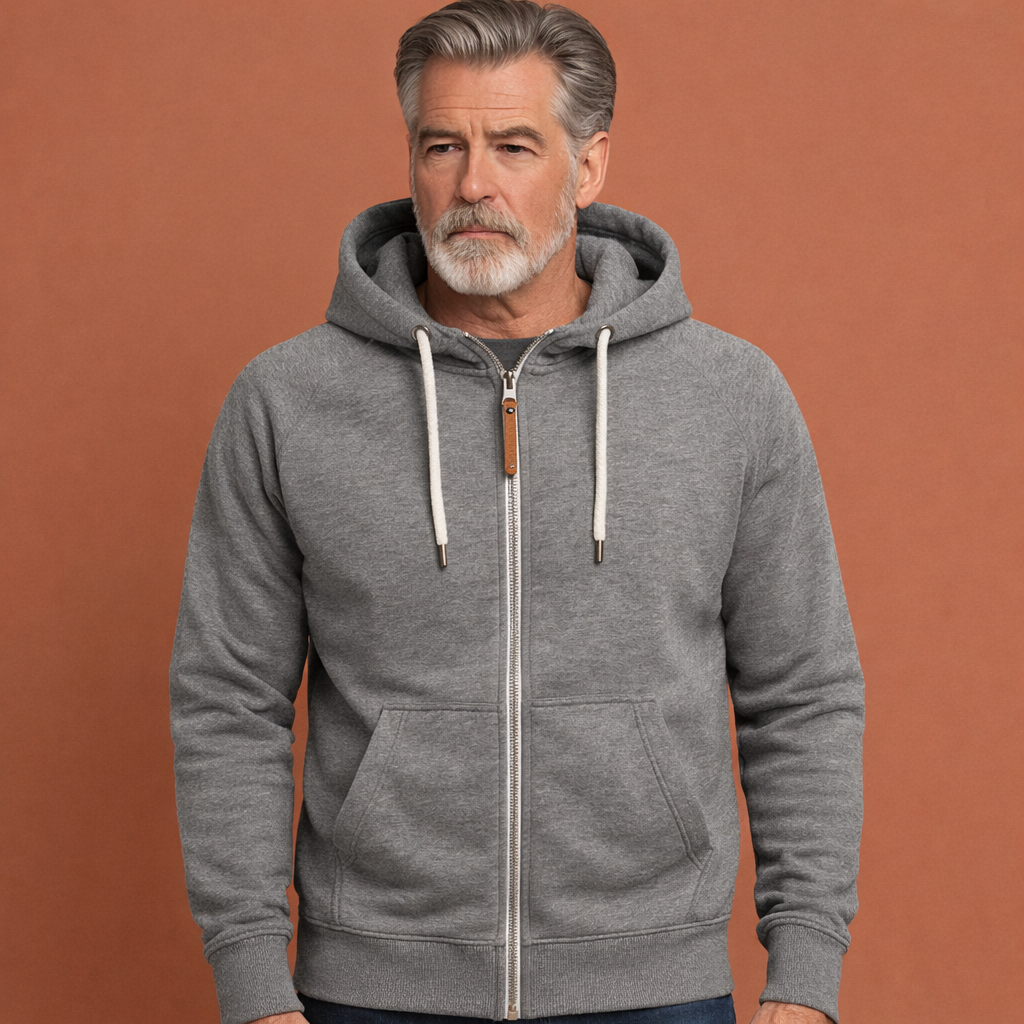 Modern men's hoodie vest for everyday use | Andreas