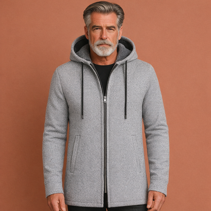 Warm casual jacket with hood for men | Reginald