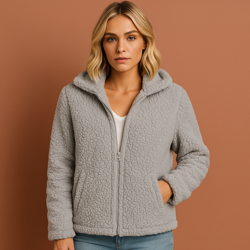 Comfortable winter coat with hood for women | Eve