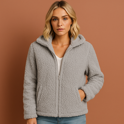 Comfortable winter coat with hood for women | Eve