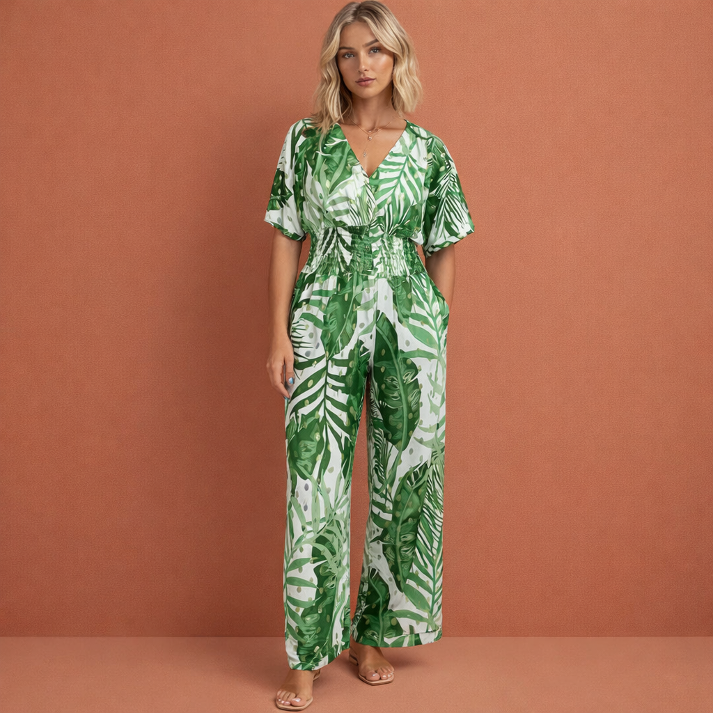 Chic elegant jumpsuit with flattering fit for women | Sabine