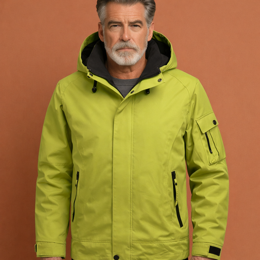 Men's Jacket with Hood and Zipper Pockets for Daily Use | Egbert
