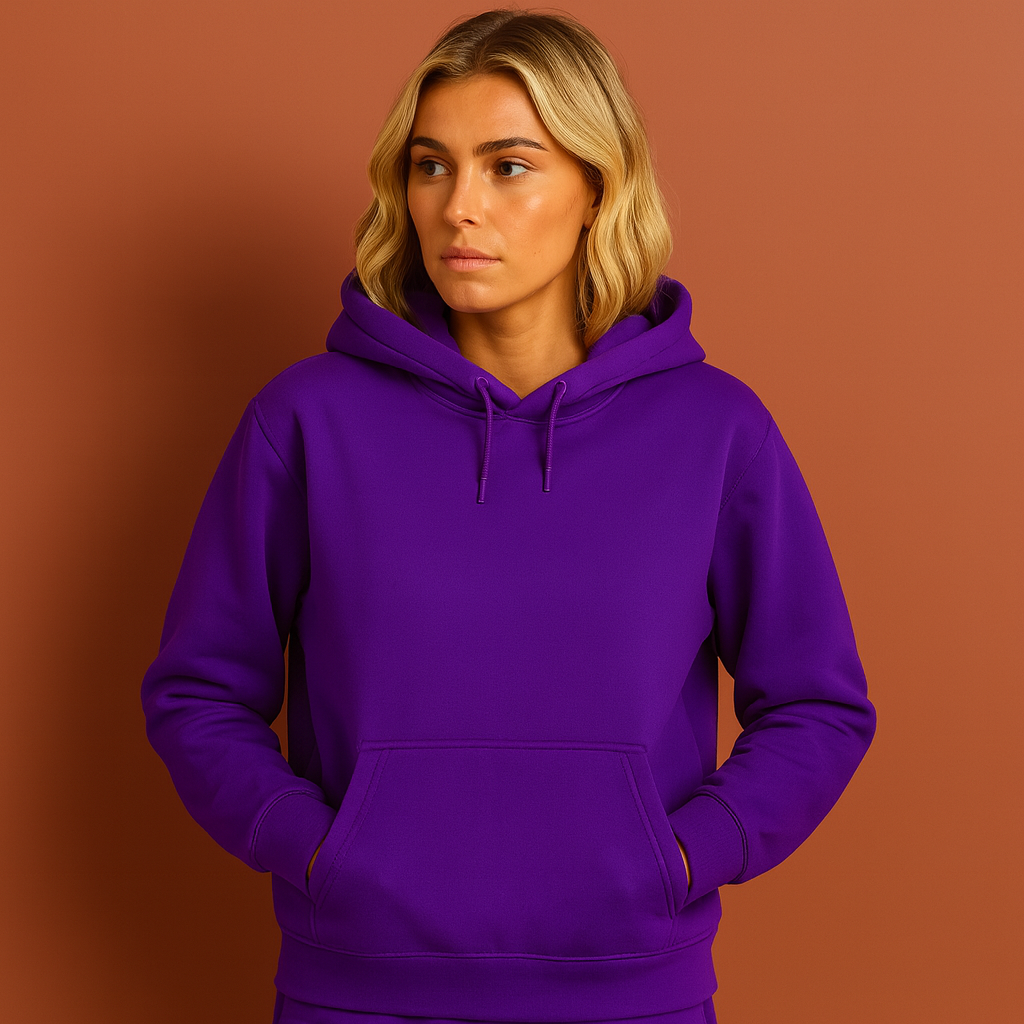 Solid hoodie for women | Lucia