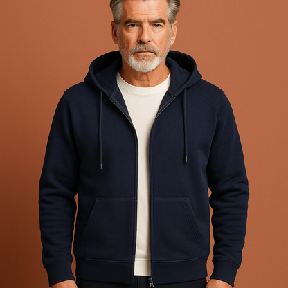 Comfortable zip-up vest with hood for men | Victor