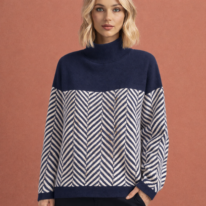 Elegant turtleneck sweater for women | Lauraine