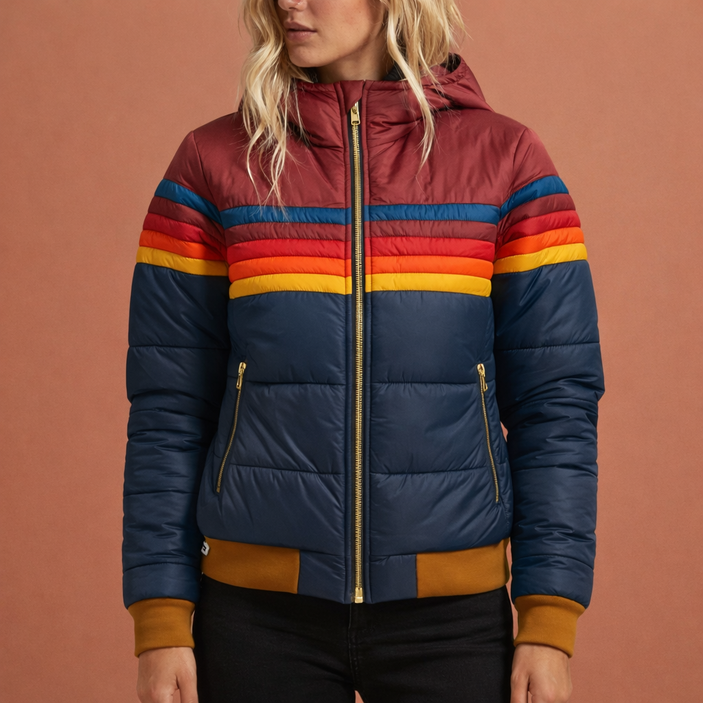 Elegant Padded Jacket with Hood for Women | Pauleen
