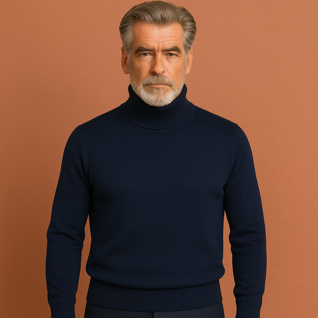 Luxury turtleneck sweater for men with timeless design | Matthijs