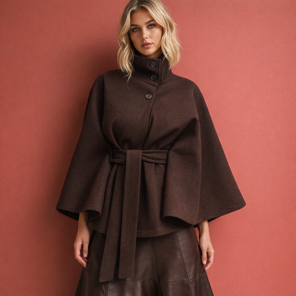 Ladies' cardigan with a stand-up collar for everyday use | Babette