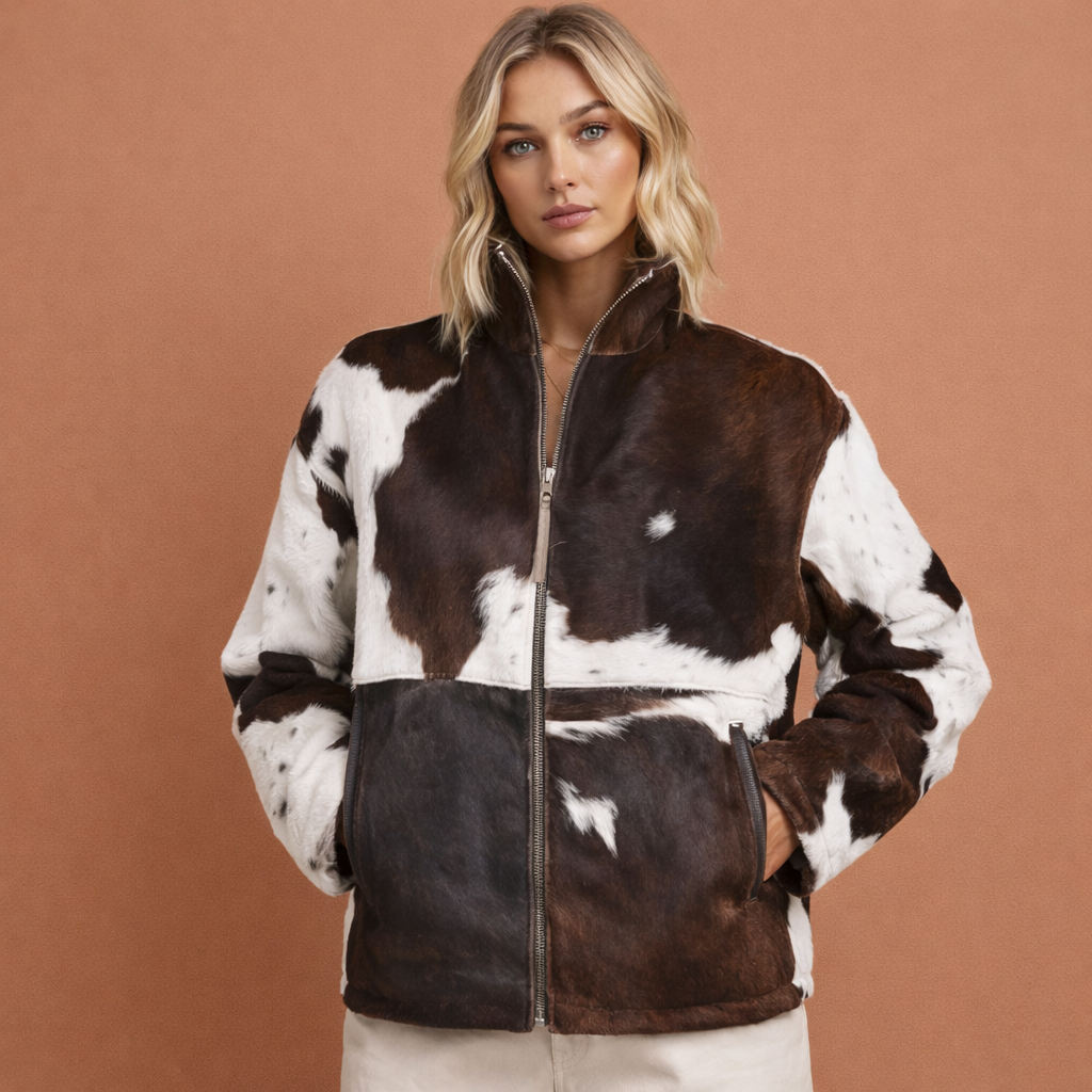 Elegant printed coat for women | Sharmaine