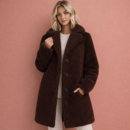 Elegant Warm Coat for Women | Sanne